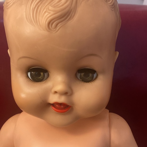 Vintage APEX Drink & Wet Baby Doll Hard Plastic 19" - Picture 4 of 4